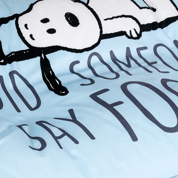 Snoopy Pelíšek pro psy Sloucher XL - Hlad Fabric Close-up Image