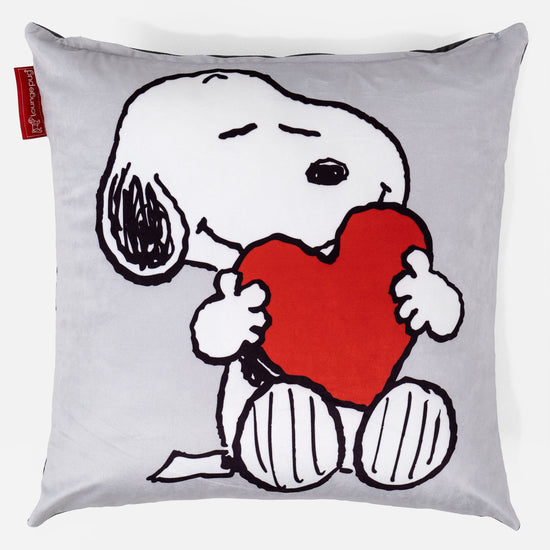Snoopy Povlak na Polštář 47 x 47cm - Srdce 01