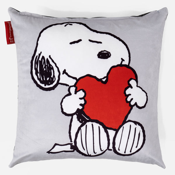 Snoopy Povlak na Polštář 47 x 47cm - Srdce 01