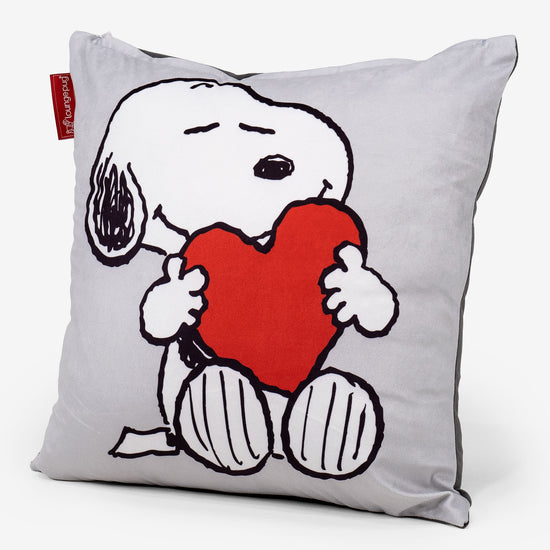 Snoopy Povlak na Polštář 47 x 47cm - Srdce 03