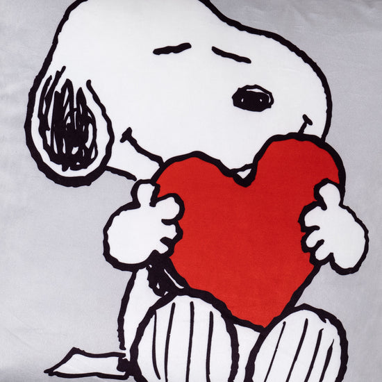 Snoopy Povlak na Polštář 47 x 47cm - Srdce 04
