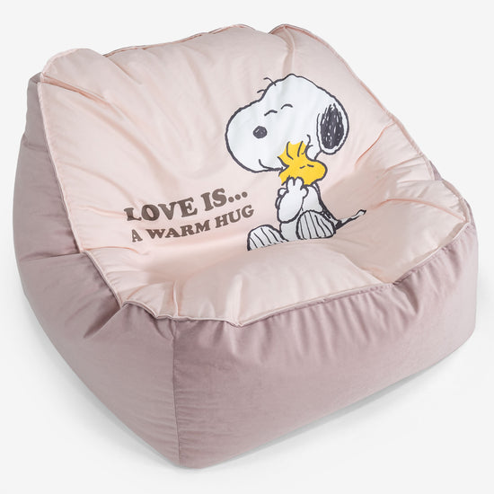 Snoopy Sedací pytel Sloucher, křeslo - Láska 01