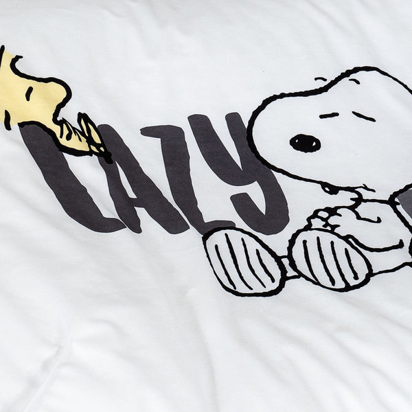 Snoopy Velký pelíšek pro psy Sloucher - Lenost Fabric Close-up Image